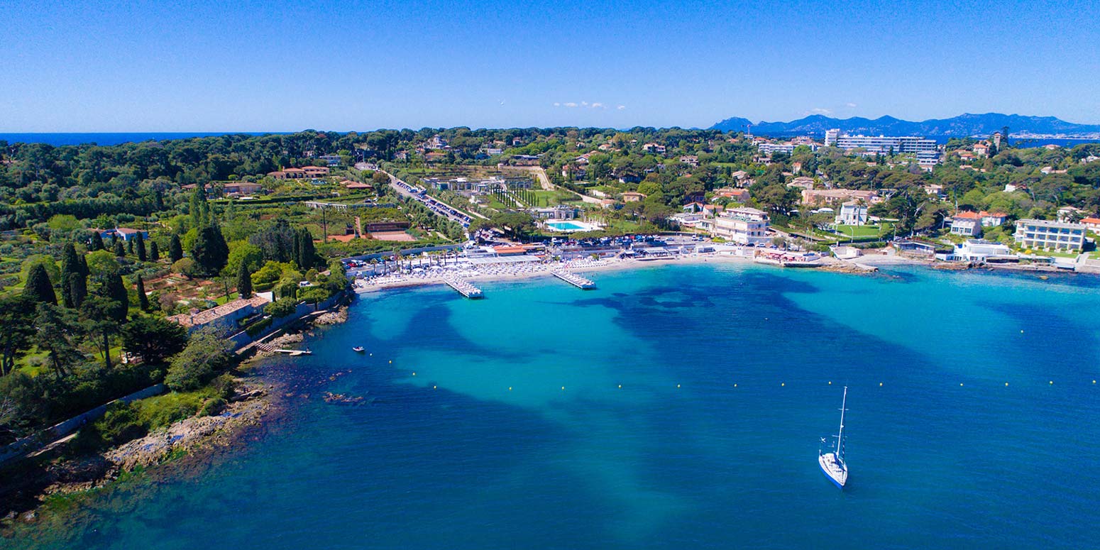 Plage vu du ciel